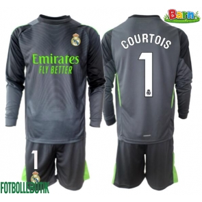 Real Madrid Thibaut Courtois #1 Målvakt Tredjeställ Barn 2025-26 Långärmad (+ Korta byxor)